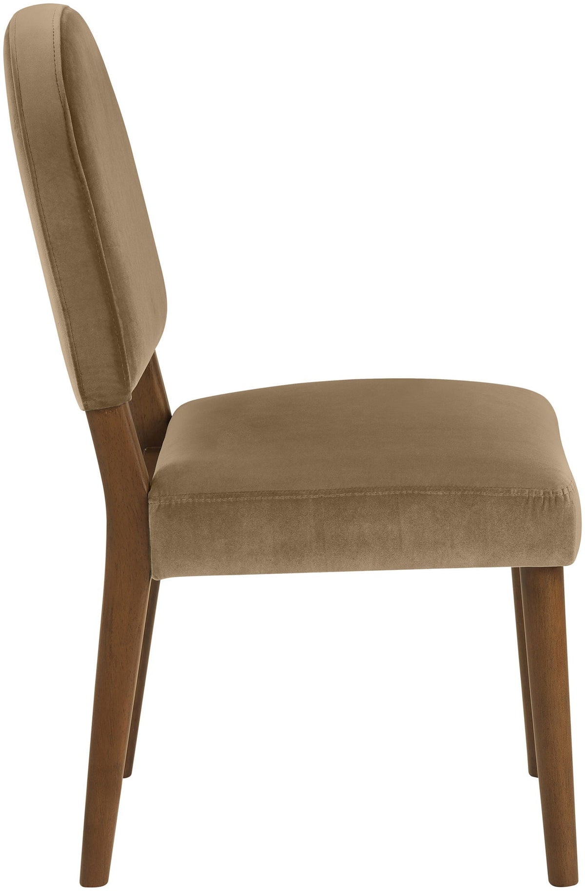 Varinelle - Velvet Dining Chair (Set of 2) with Walnut Frame