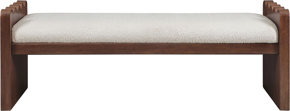 Sonia - Bench with Brown Base