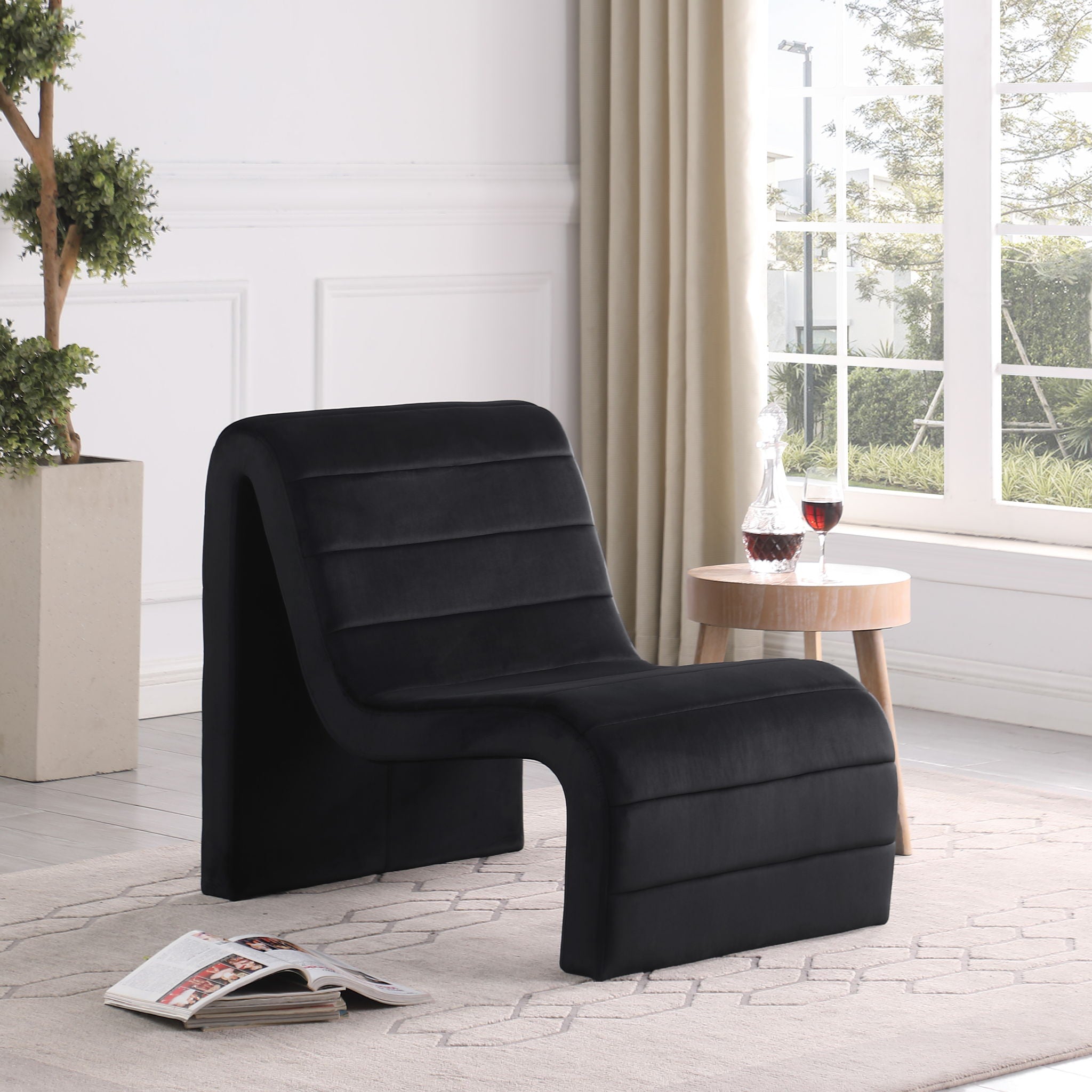 Ivy - Velvet Accent Chair