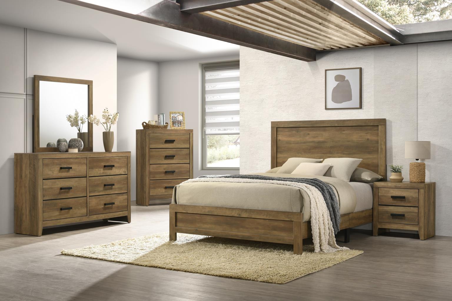 B526 Knotty Oak Nightstand — 23-Inch Wide