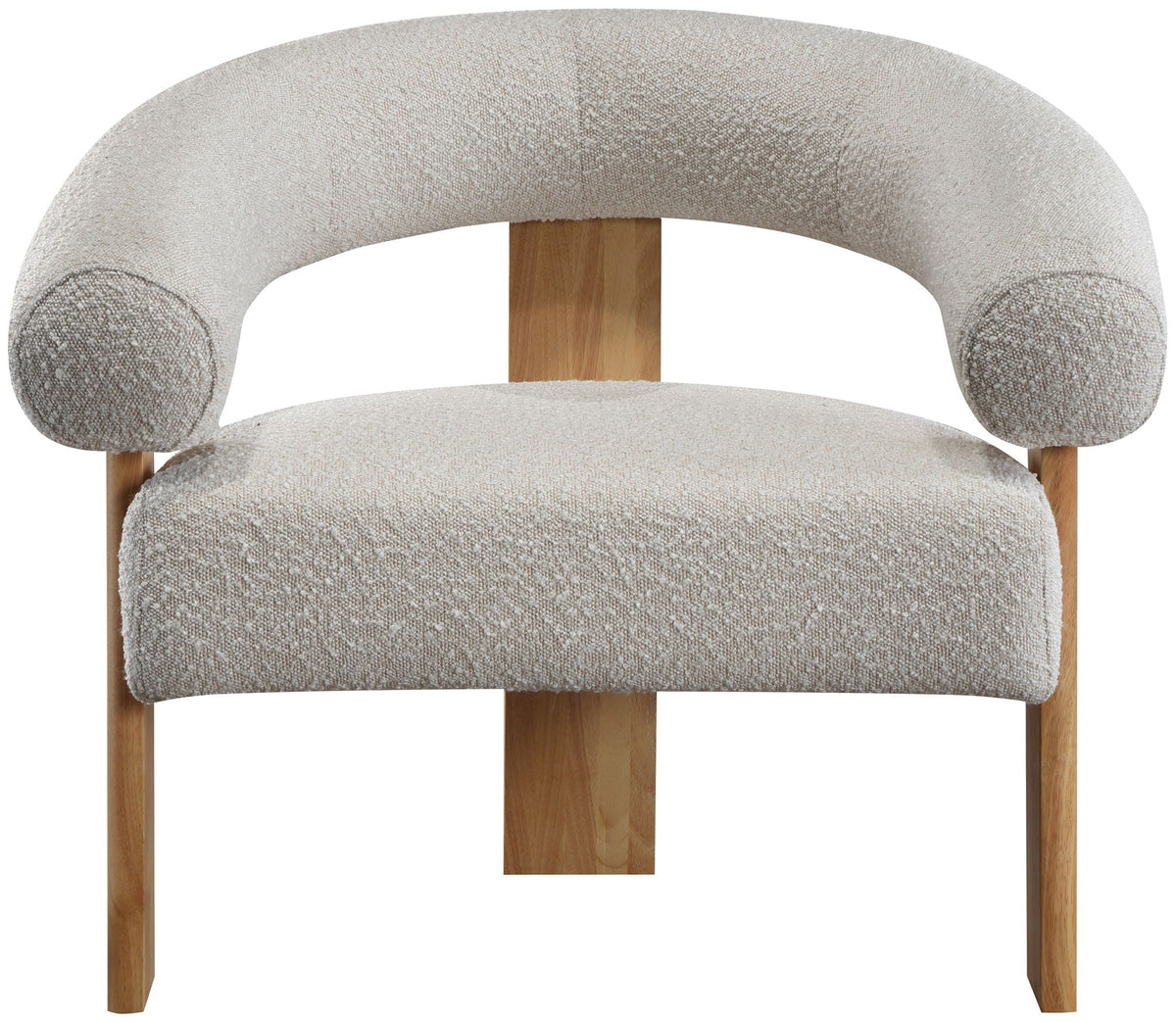 Winston - Accent Chair with Natural Legs