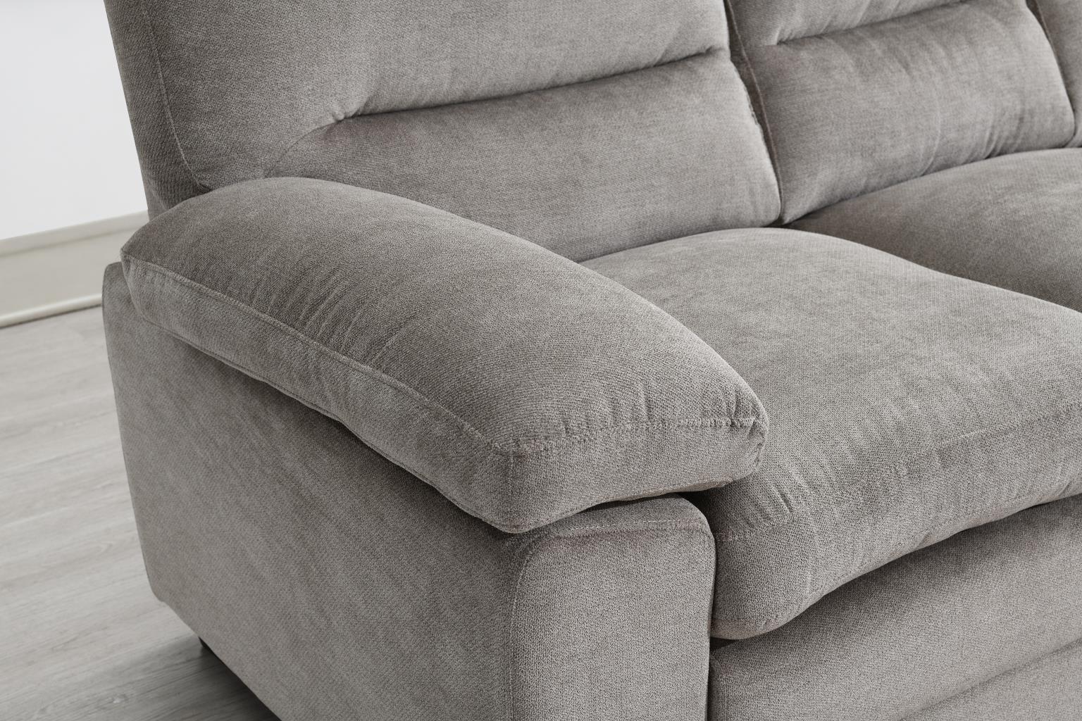 U531 Gray Sofa — 81-Inch Wide