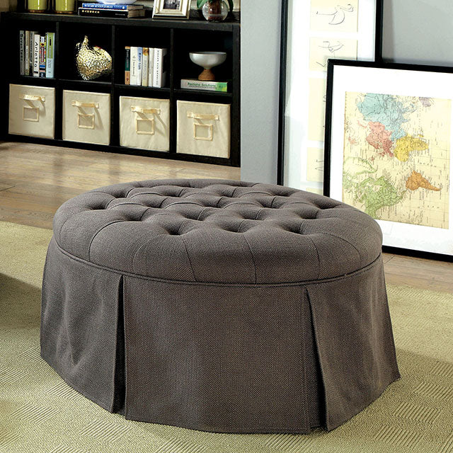 Claes Round Ottoman — Claes Round Ottoman