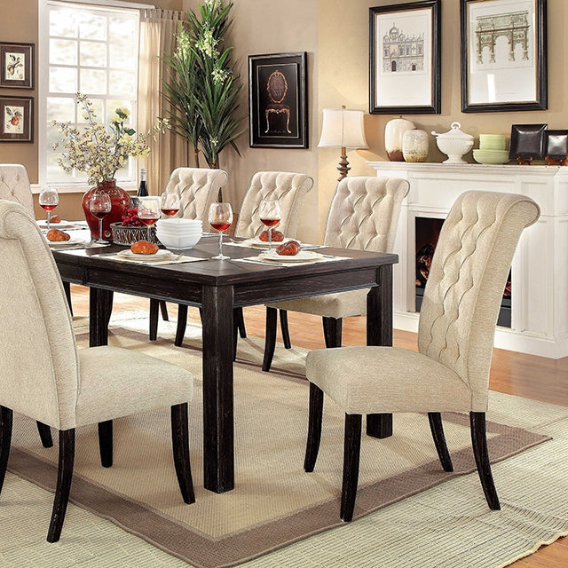 Sania Dining Collection — Sania 9 Pc Dining Table Set
