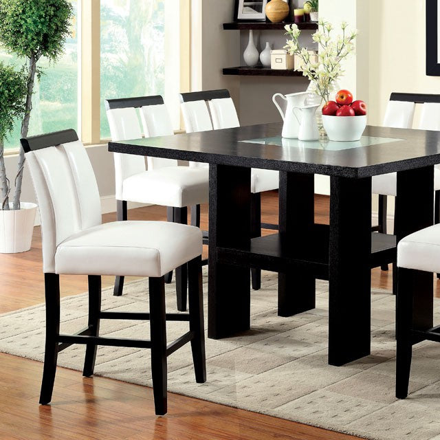Luminar Dining Collection — Luminar 7 Pc Counter Ht Table Set