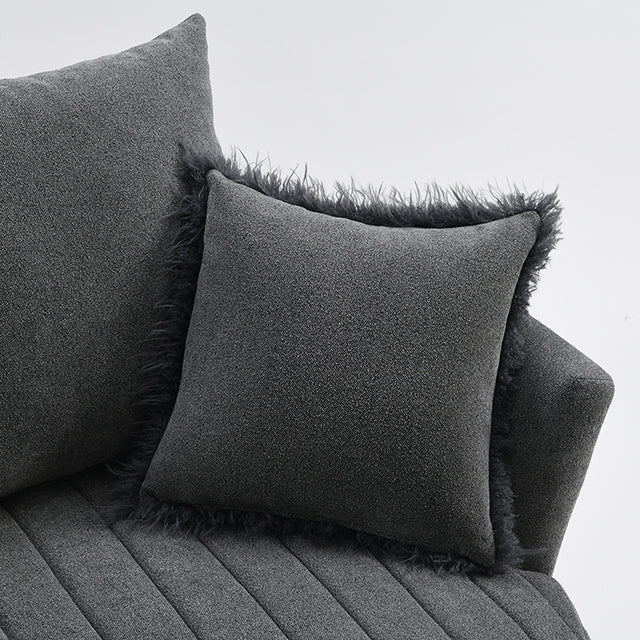 Hoople Channel Tufted Swivel Chair