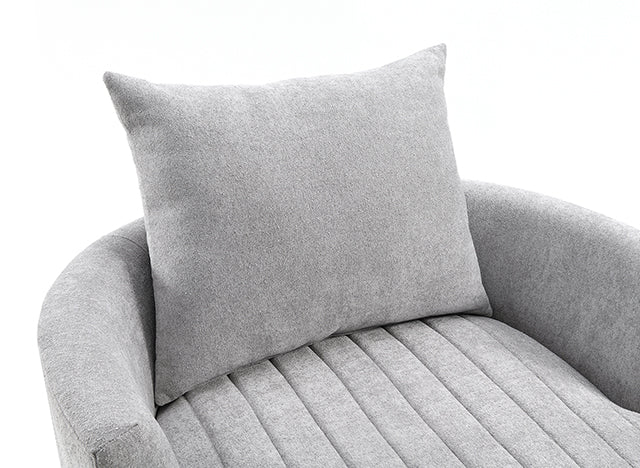 Hoople Channel Tufted Swivel Chair