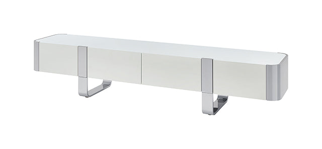 Larvik TV Stand White w/ Gold Frame