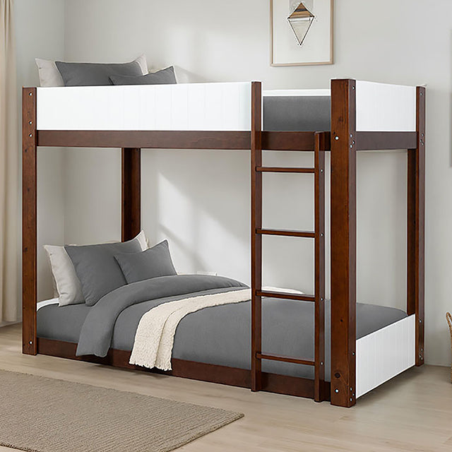 Terri Youth Collection — Terri Twin/Twin Bunk Bed+Mattress