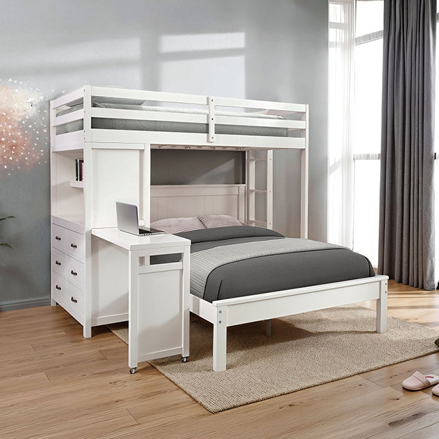 Aludra Loft Bed With Bed — Aludra Loft Bed