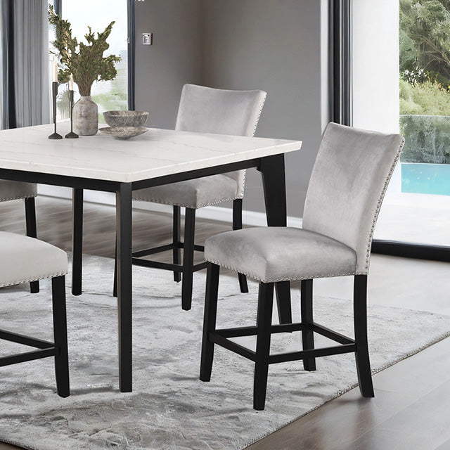 Sabro Dining Collection — Sabro 5 Pc Counter Ht Table Set