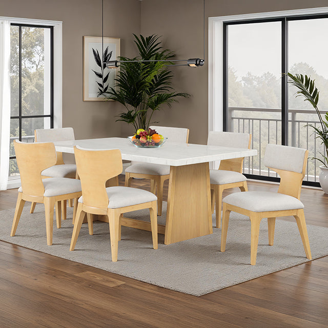 Caerwys Dining Collection — Caerwys 7 Pc Dining Table Set