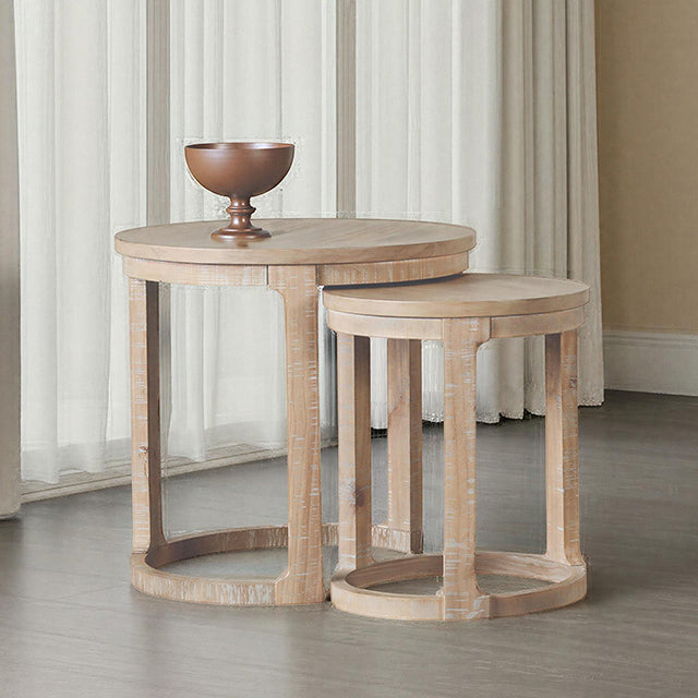 Hickory Living & Storage Collection — Hickory Nesting End Table