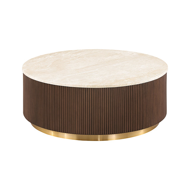 Virden Living & Storage Collection — Virden Round Cocktail Table