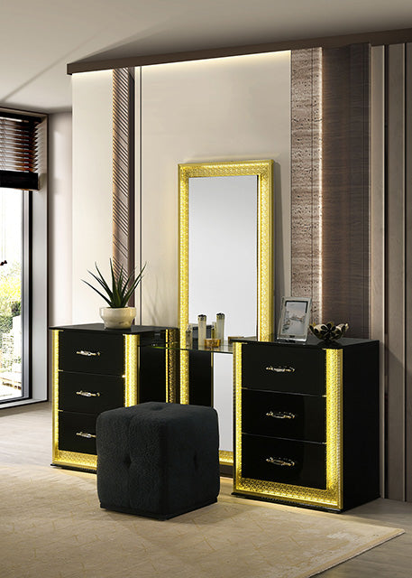 Hazeline Vanity Set w/ Stool