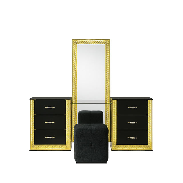 Hazeline Vanity Set w/ Stool