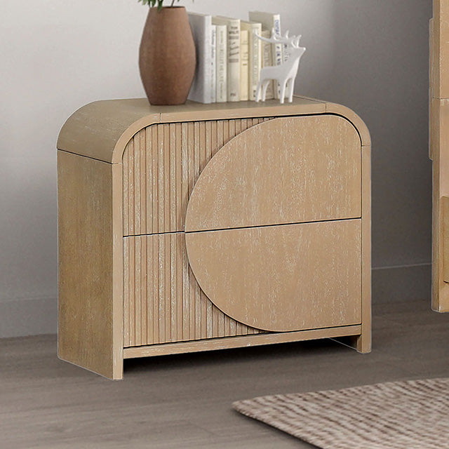 Tangentry Bedroom Collection — Tangentry 2 Drawer Nightstand