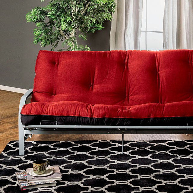 Plosh 8" Black Futon Mattress w/ Spring — Plosh 8" Black Futon Mattress w/ Spring