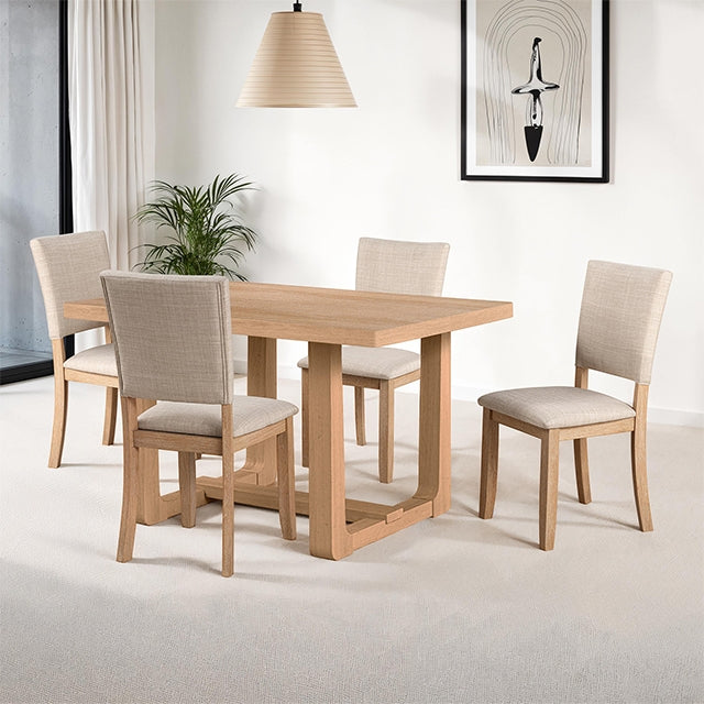Sauro Dining Collection — Sauro 5 Pc Dining Table Set