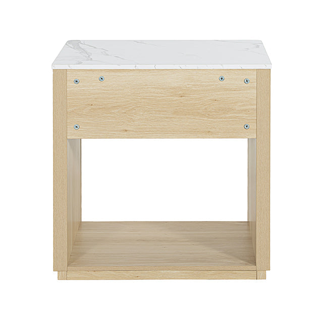 Gants Nightstand w/ Open Shelf