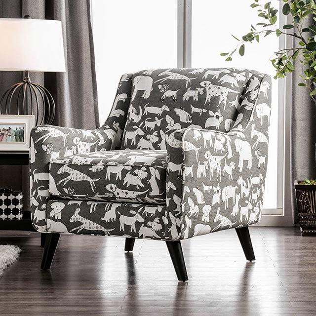 Patricia Upholstery Collection — Patricia Animal Pattern Chair