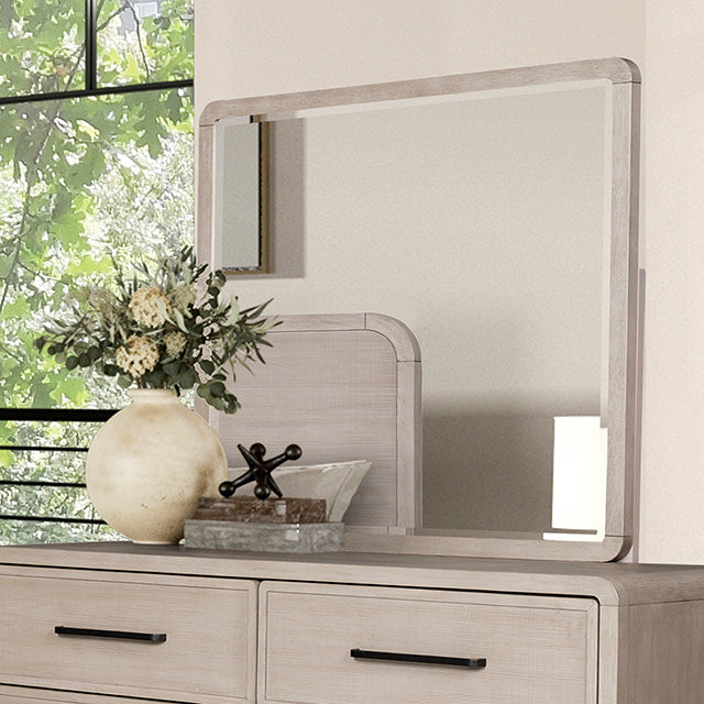 Belize Gray Fog Modern Bedroom Collection - Mirror