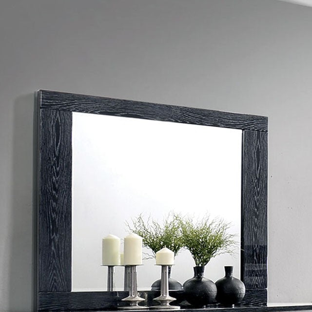 Carlie Contemporary Bedroom Collection - Mirror / Black