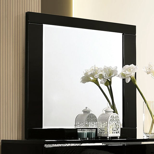 Carlie Black & Chrome Bedroom Collection - Mirror
