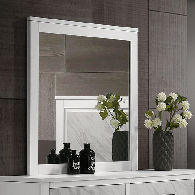Darlene White Bedroom Collection - Mirror