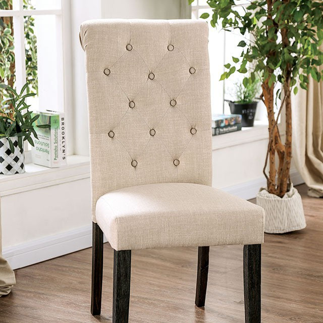 Alfred Rustic Dining Collection - Side Chair (Set of 2) / Ivory