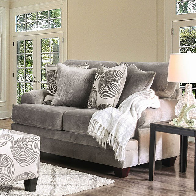 Bonaventura Upholstery Collection - Loveseat / Gray