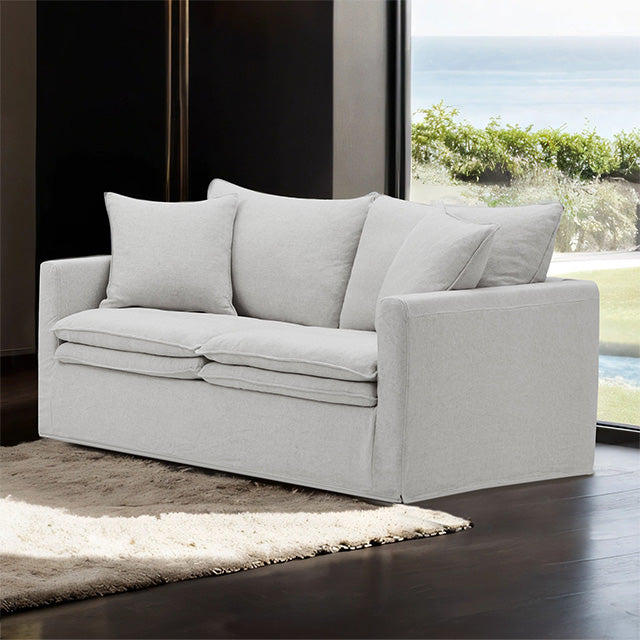 Crayford Upholstery Collection - Loveseat / Light Gray