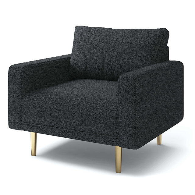 Elverum Boucle Upholstery Collection - Chair / Black
