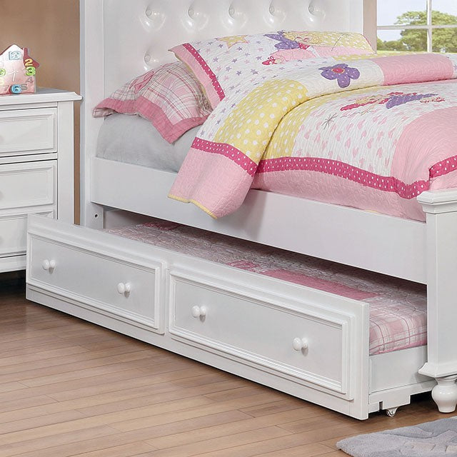 Olivia White Youth Bedroom Collection - Trundle / White