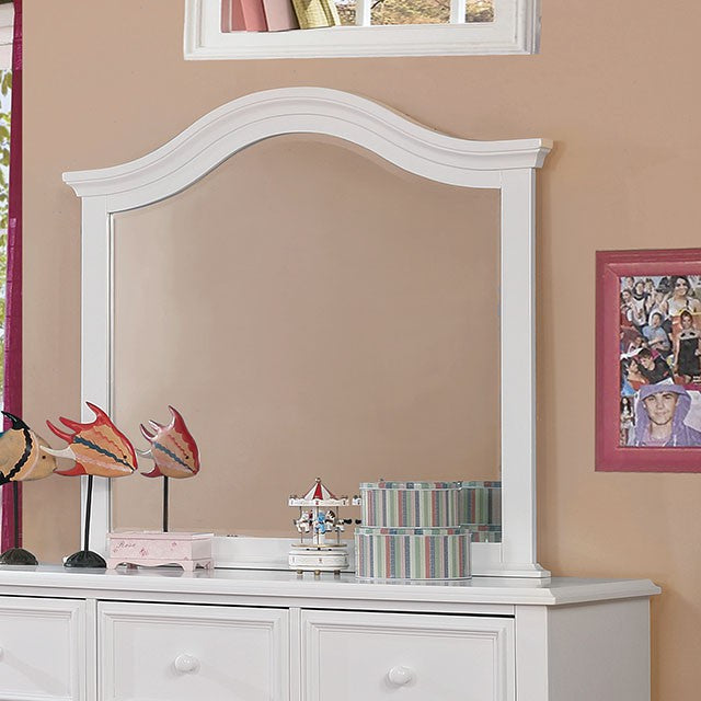 Olivia White Youth Bedroom Collection - Mirror / White