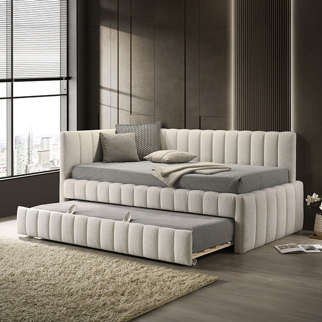 Nardi Bedroom Collection - Full Day Bed with Trundle / White