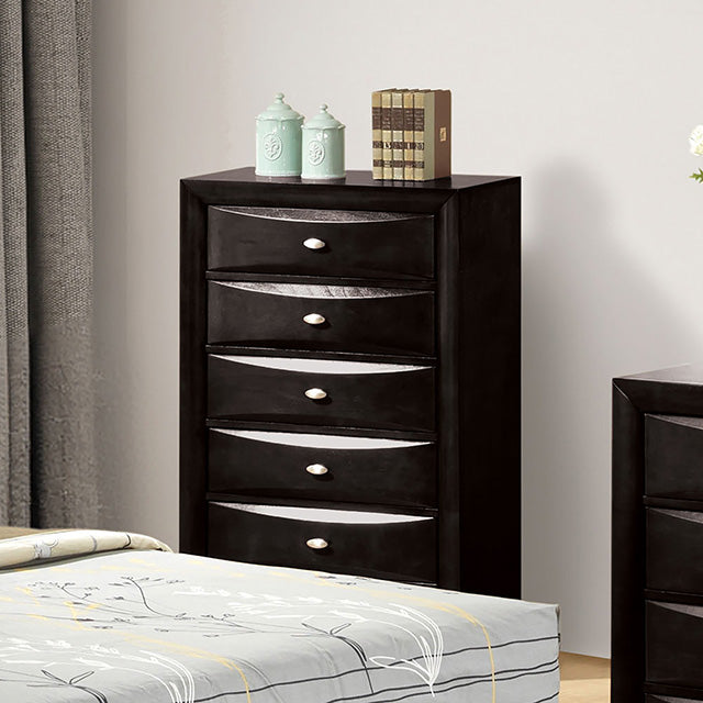 Zosimo Storage Bedroom Collection - Chest / Black