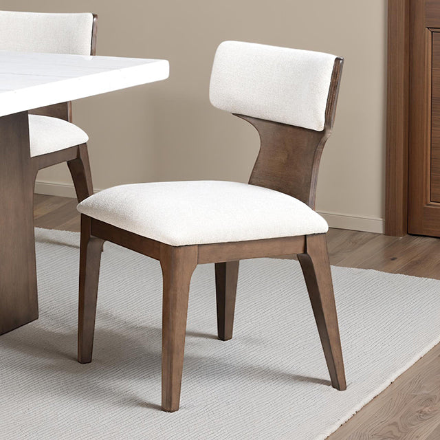 Caerwys Natural/Brown Dining Collection - Side Chair (Set of 2) / Brown