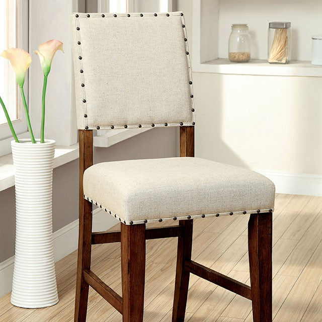 Sania Rustic Dining Collection - 3D Counter Height Chair (Set of 2) / As shown
