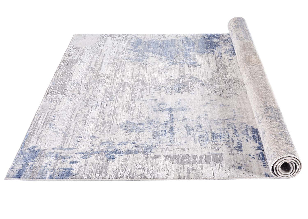Glitz 715 Steel 5x7 Area Rug
