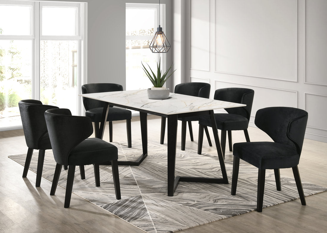 Hamilton Dining Table & 6 Chair Set — 2 Color Options