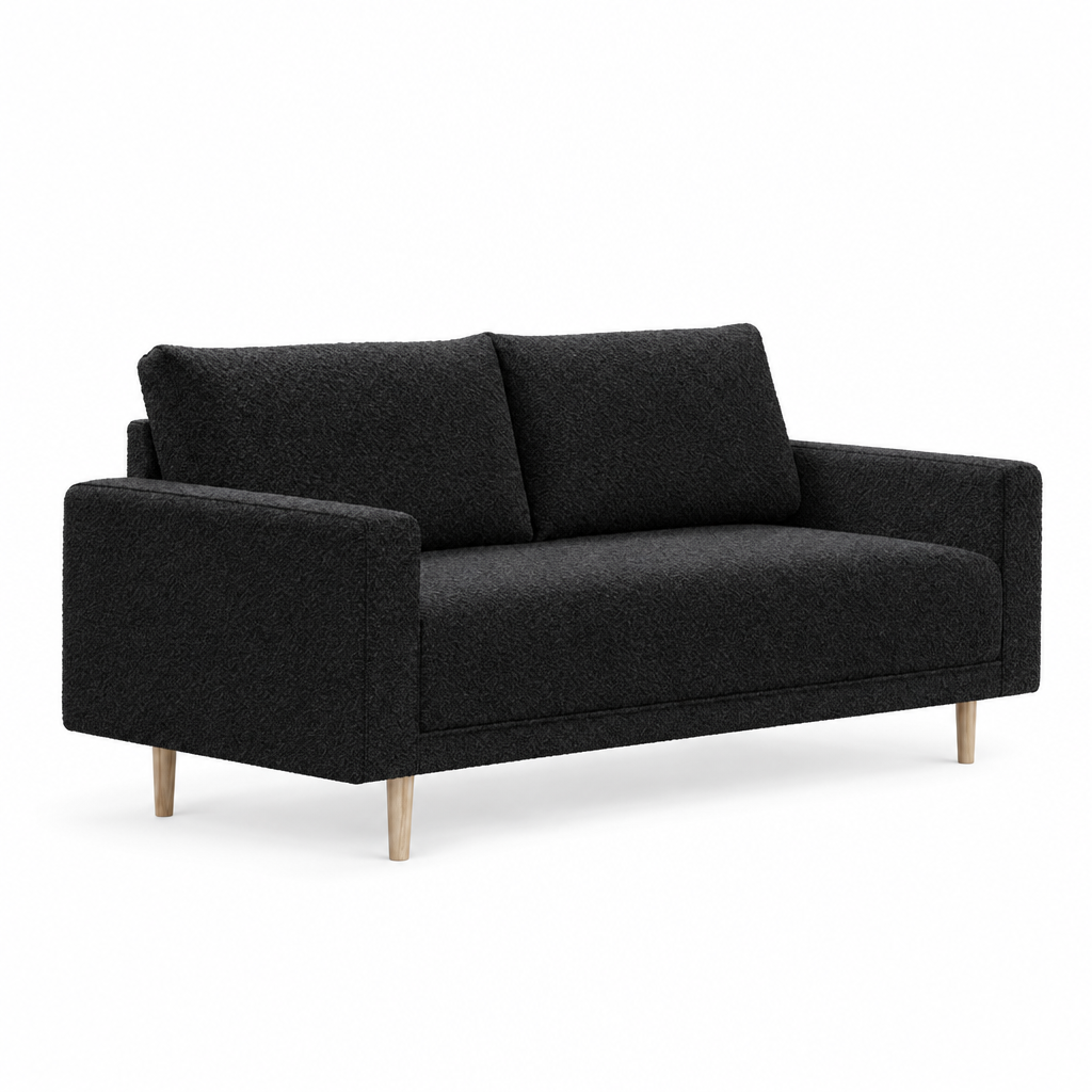 Elverum Boucle Upholstery Collection - Black