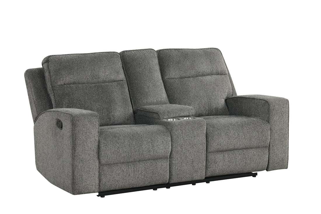 Hudson 3PC Reclining Set — Drop-Down Table & Cup Holders