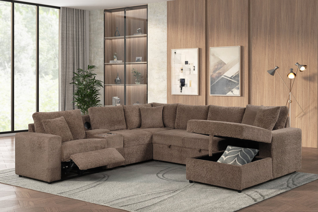 Hunter Sectional — Bluetooth Speaker & Pull-Out Bed