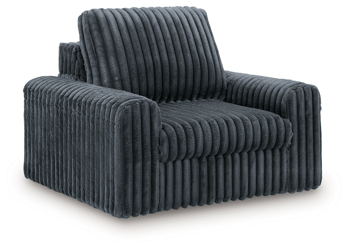 HamlinBay - Power Gliding Chaise - Gunmetal