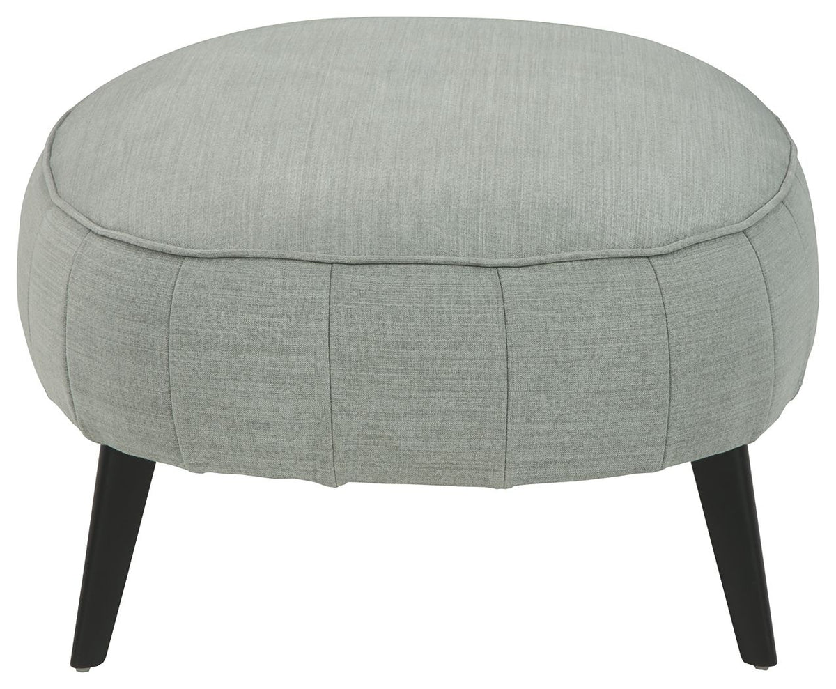 Hollyann - Oversized Accent Ottoman - Gray — view 4