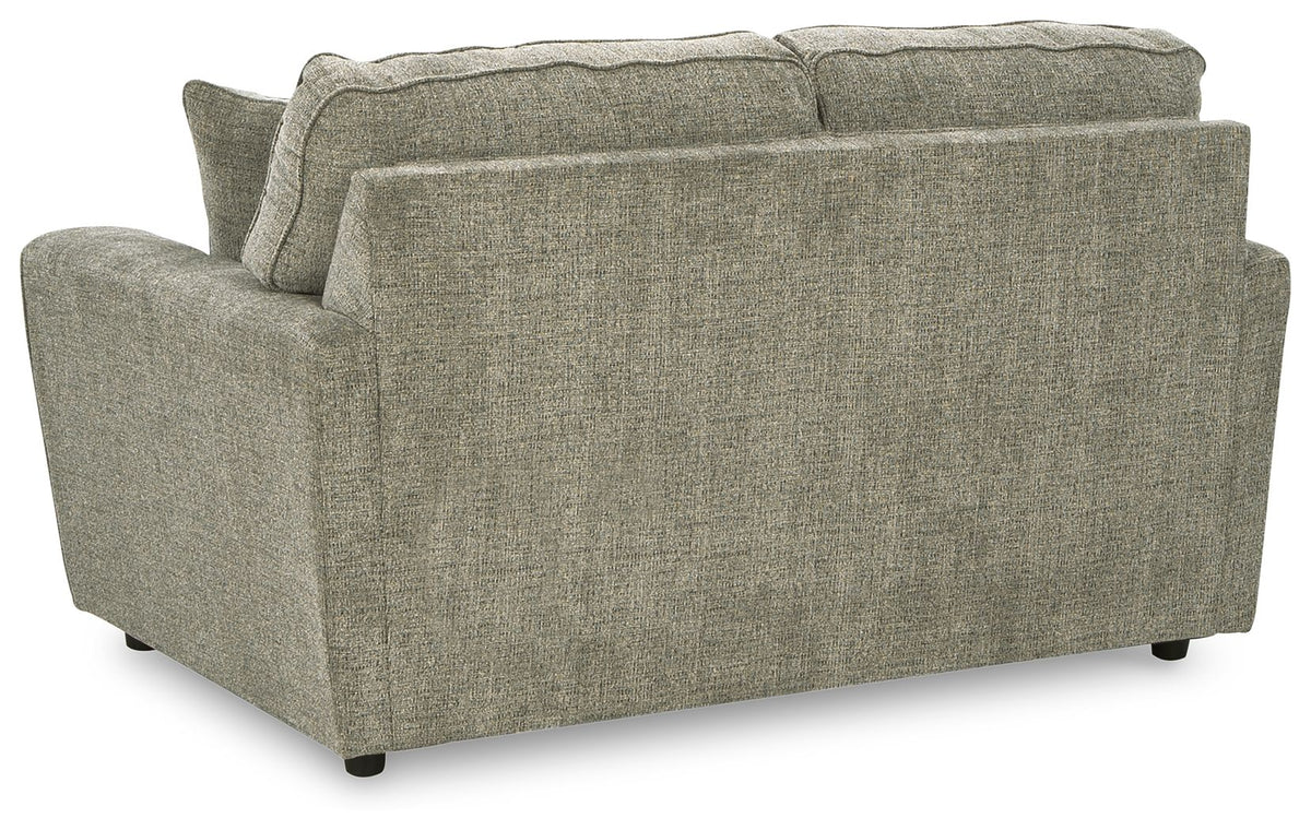 Cascilla - Loveseat - Light Gray — view 5