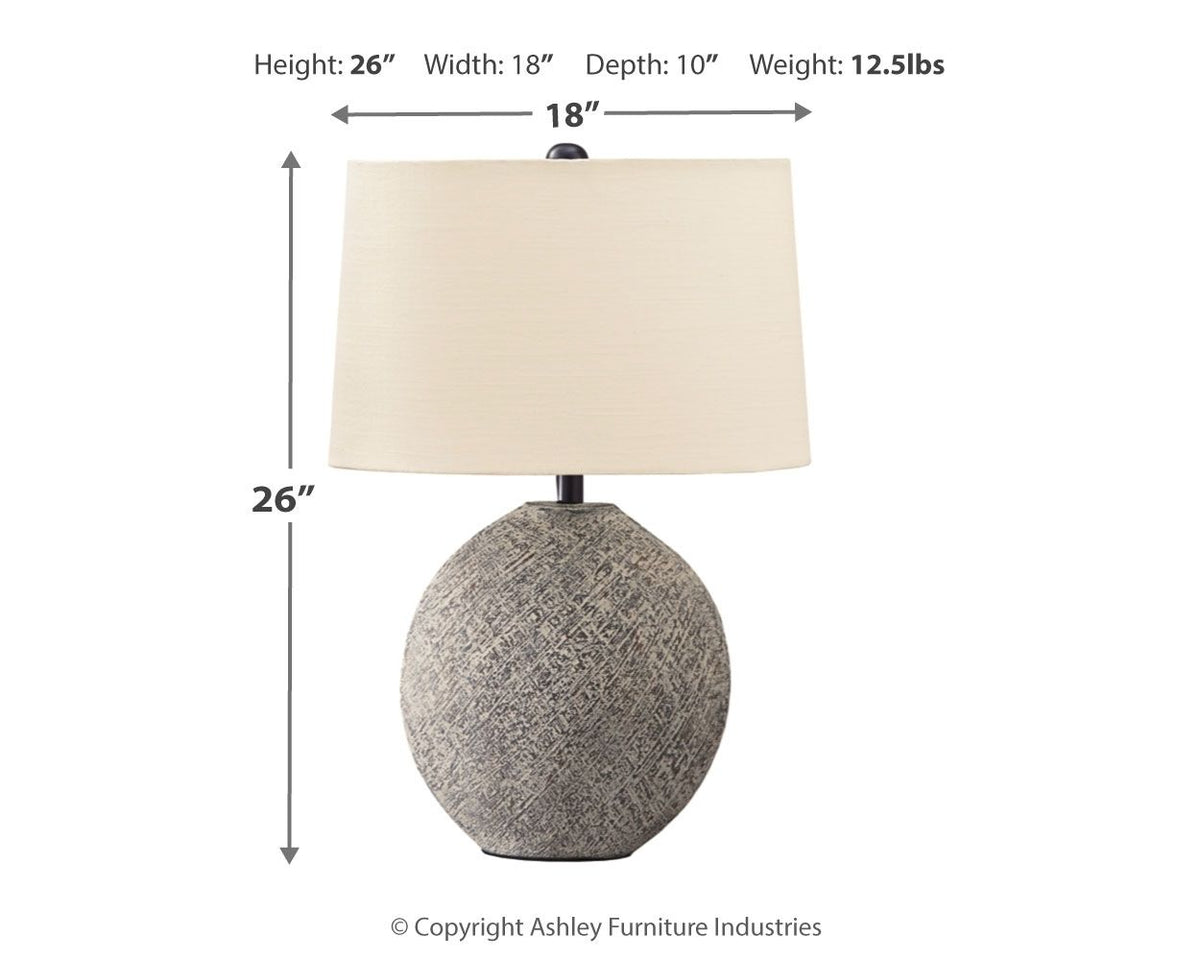 Harif - Paper Table Lamp - Beige — view 3