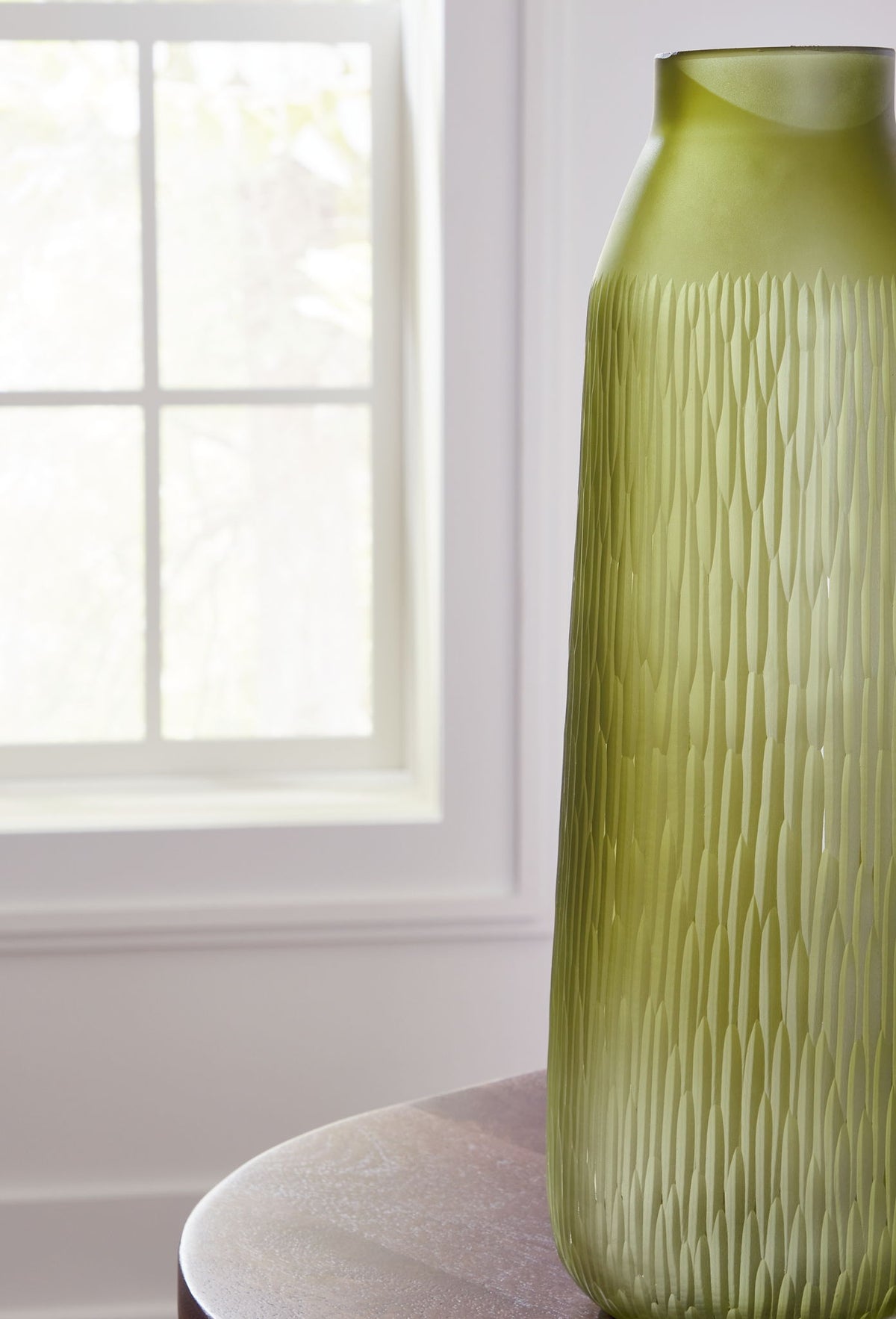 Scottyard - Vase - 17" - Olive Green — view 3