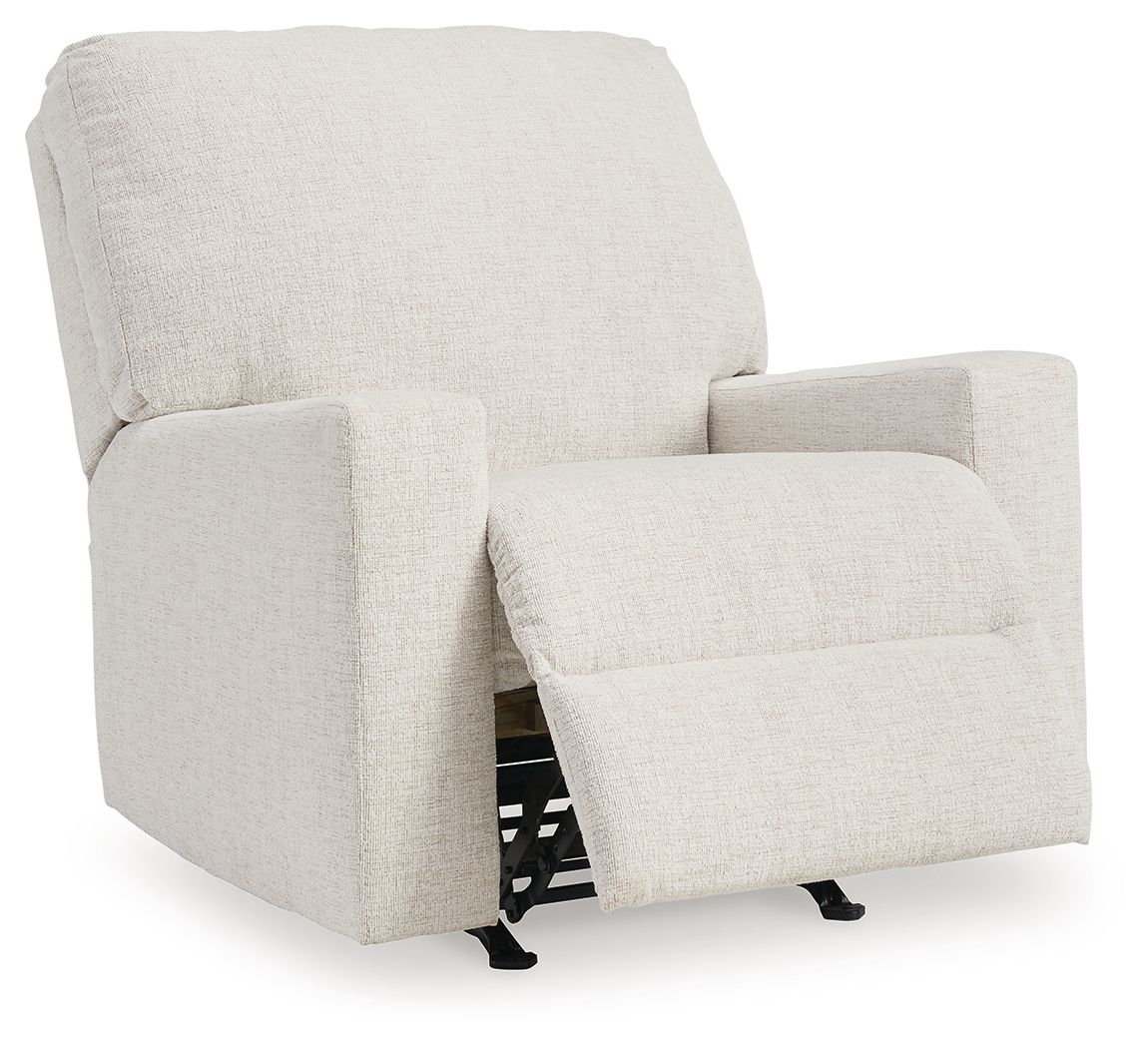 Rannis - Rocker Recliner - Snow — view 3